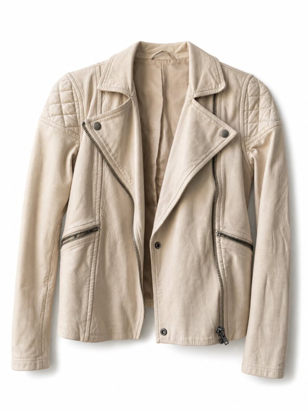 Marc by Marc Jacobs Ivory Moto Jacket XS
